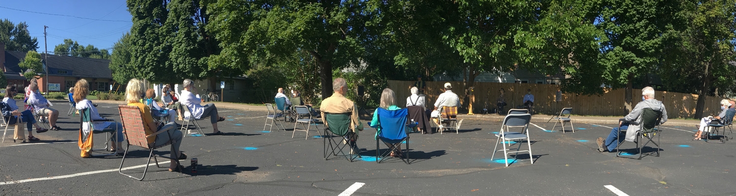 Worship in the parking lot